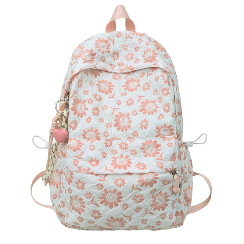 Blumenmuster Stepp Rucksack