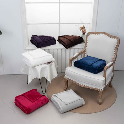 Damen Luxus Mikrofaser Kuscheldecke Brehn