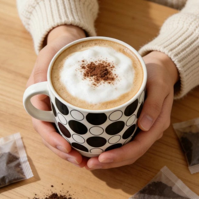 Keramische Kaffeetasse Brehn