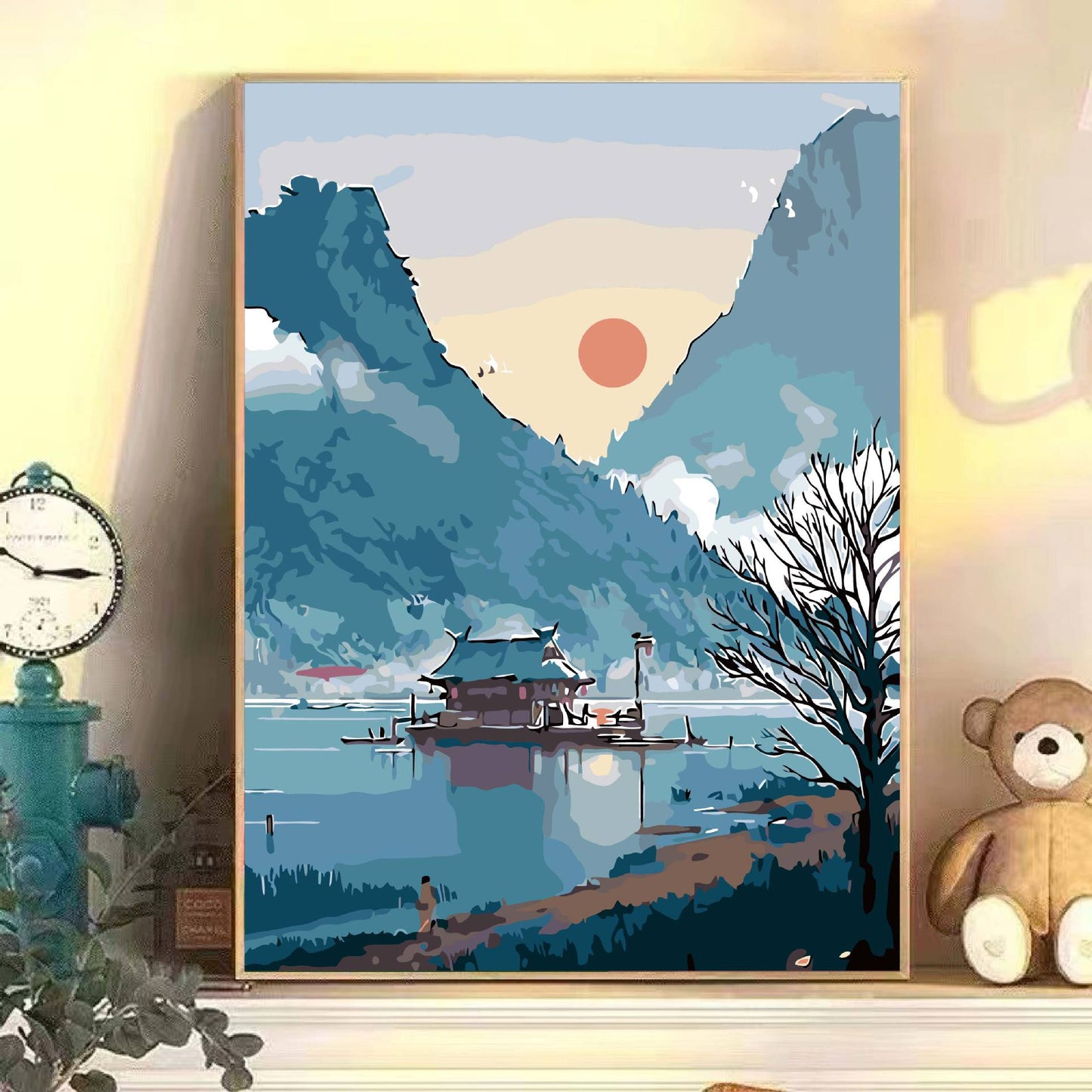 Scenic Landscape Art Leinwanddruck Brehn
