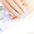Künstlerisches florales langes Press-On-Nagel-Set Brehn