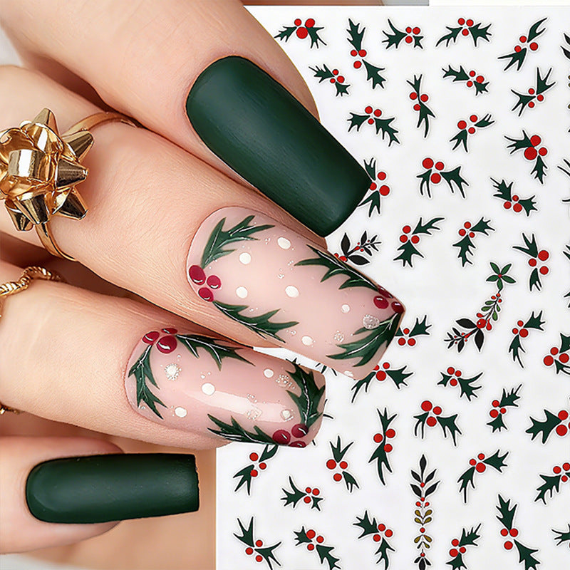 Kunstvolle Nagelspitzen mit botanischen Motiven Brehn