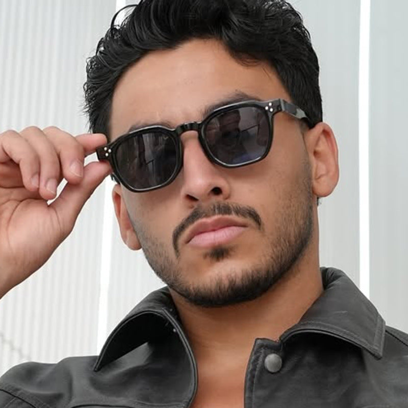 Damen modische Sonnenbrille im trendigen Hexagon-Design Brehn