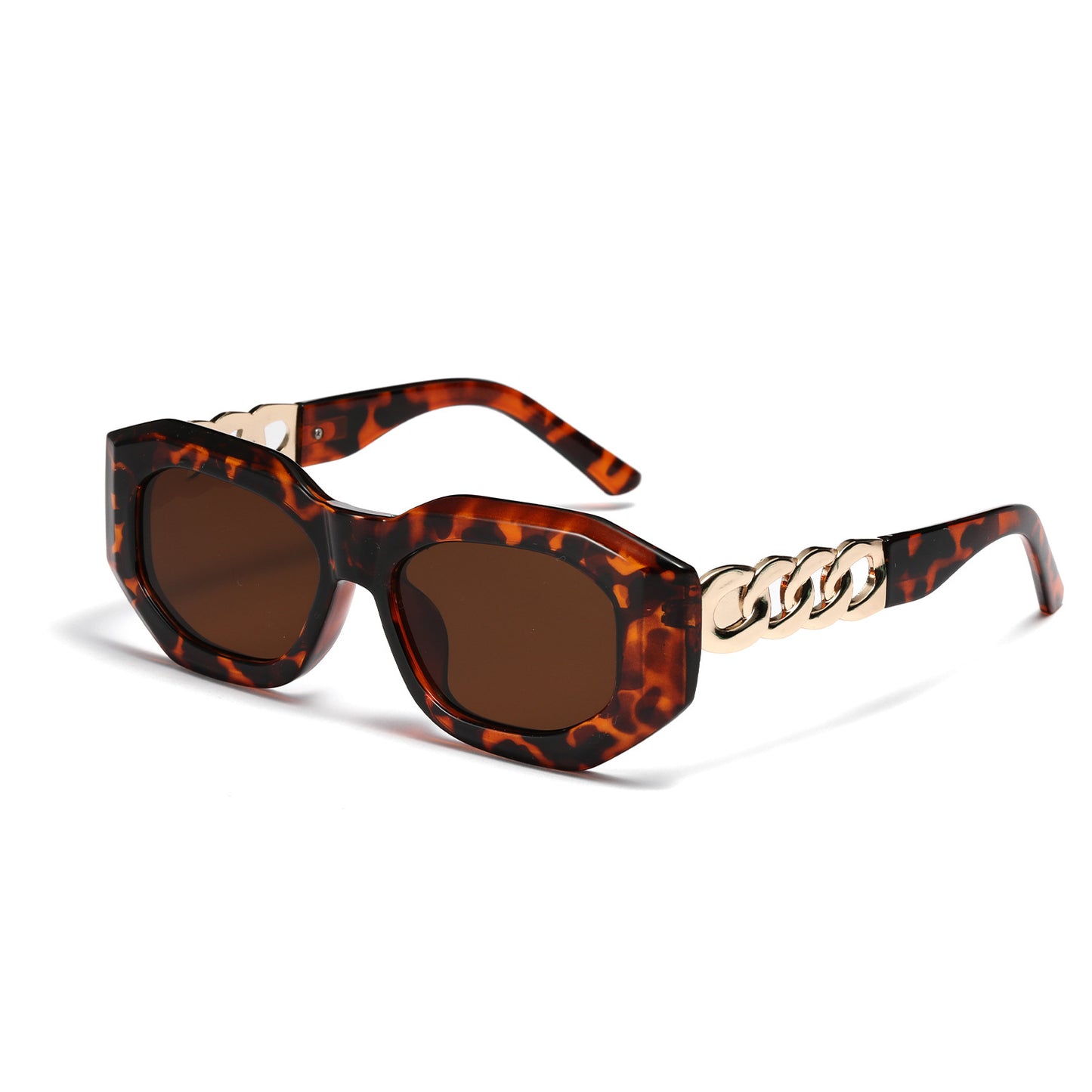 Damen modische Sonnenbrille mit luxuriösem Kettenrahmen Brehn
