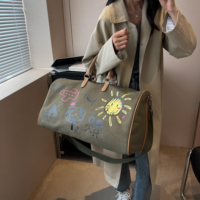 Canvas Kunst Reise Duffel Tasche Brehn