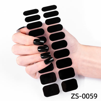 Glänzende Ombre-Nagelüberzüge