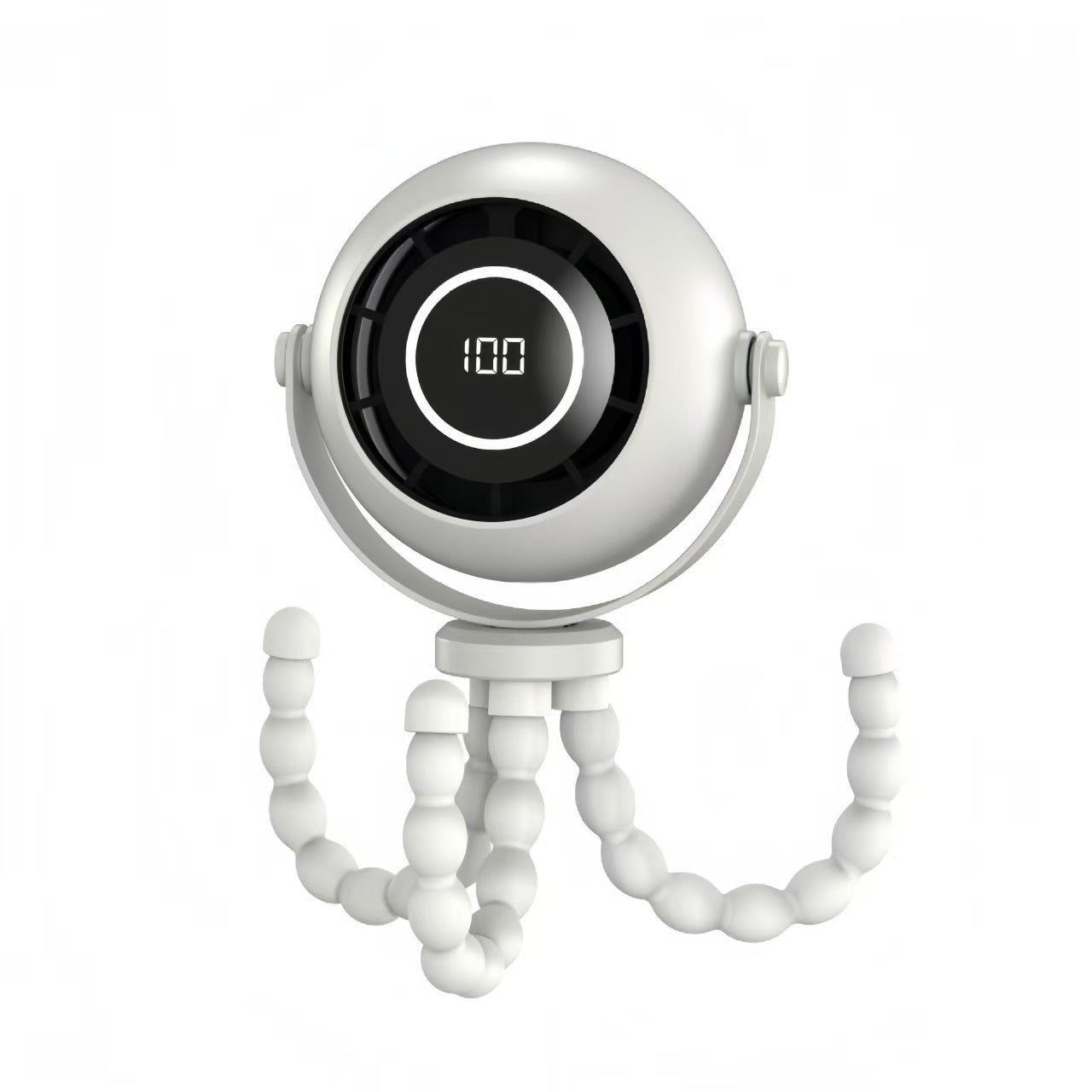 Unisex nan tragbarer Bluetooth-Lautsprecher mit LED-Akkustandsanzeige und flexiblen Silikon-Füßen Brehn