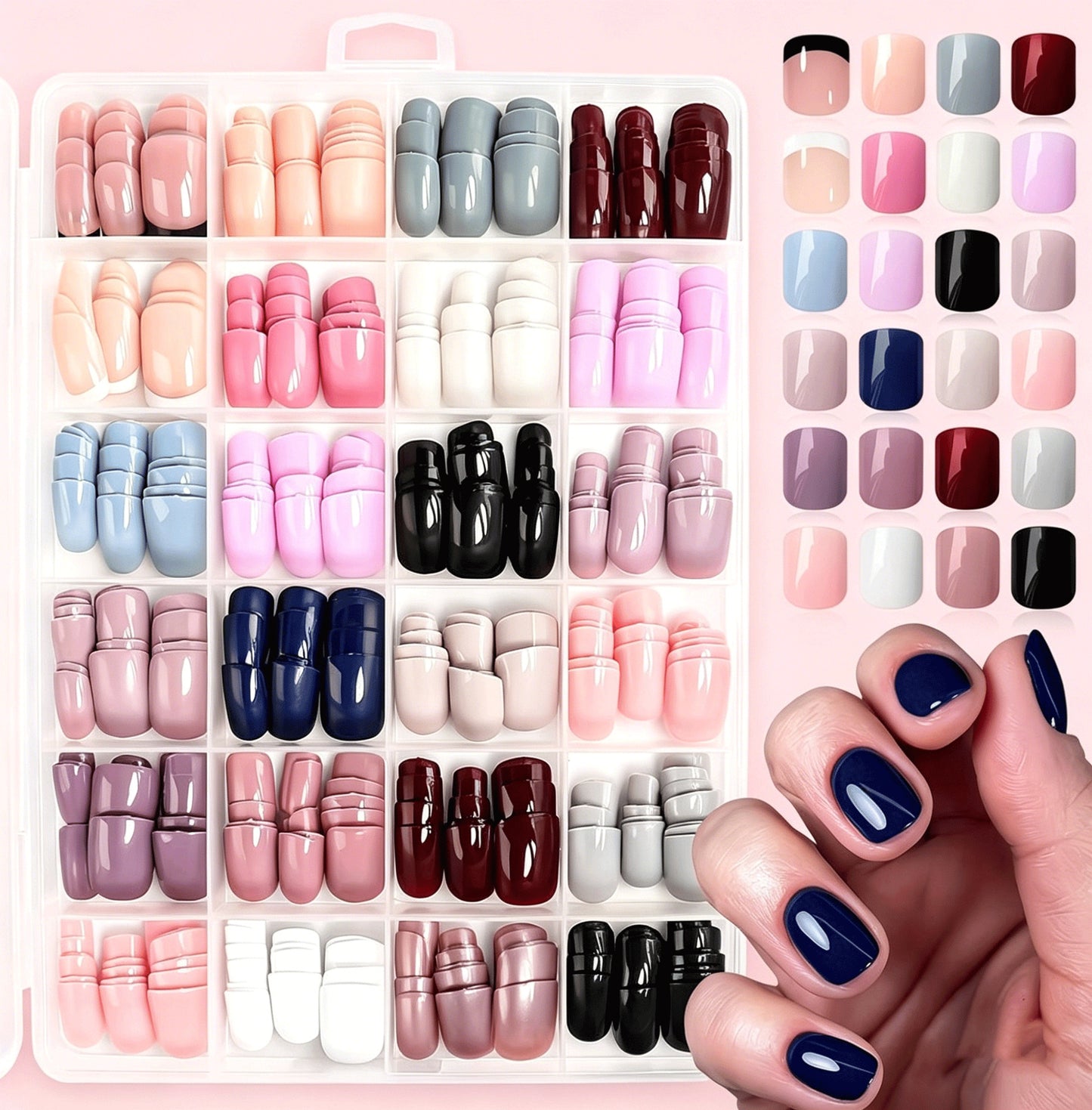 Premium Soft Gel Presse-On-Nagelspitzen Kollektion Brehn