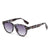 Chic Vintage-Style Übergroße Sonnenbrille