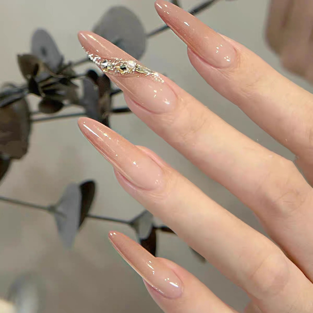 Niedliches tierisches Press-On Nagelkunst Set Brehn