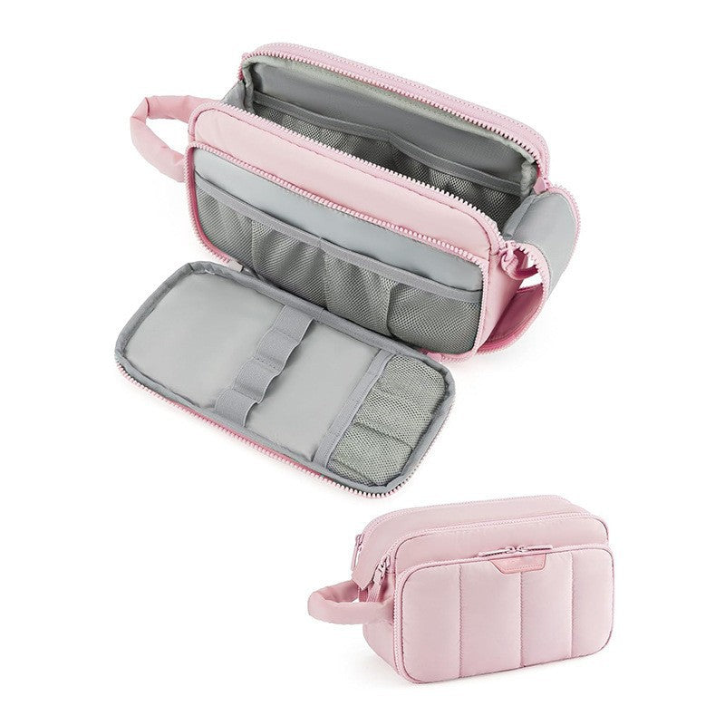 Kosmetik-Organizer Tasche mit Mehreren Fächern und Abnehmbarem Innenfach Brehn