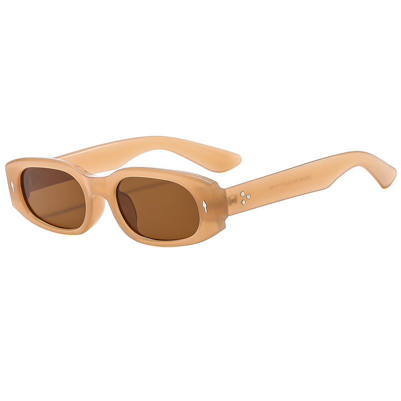 Damen Designer-Sonnenbrille mit stilvollem, quadratischem Rahmen Brehn