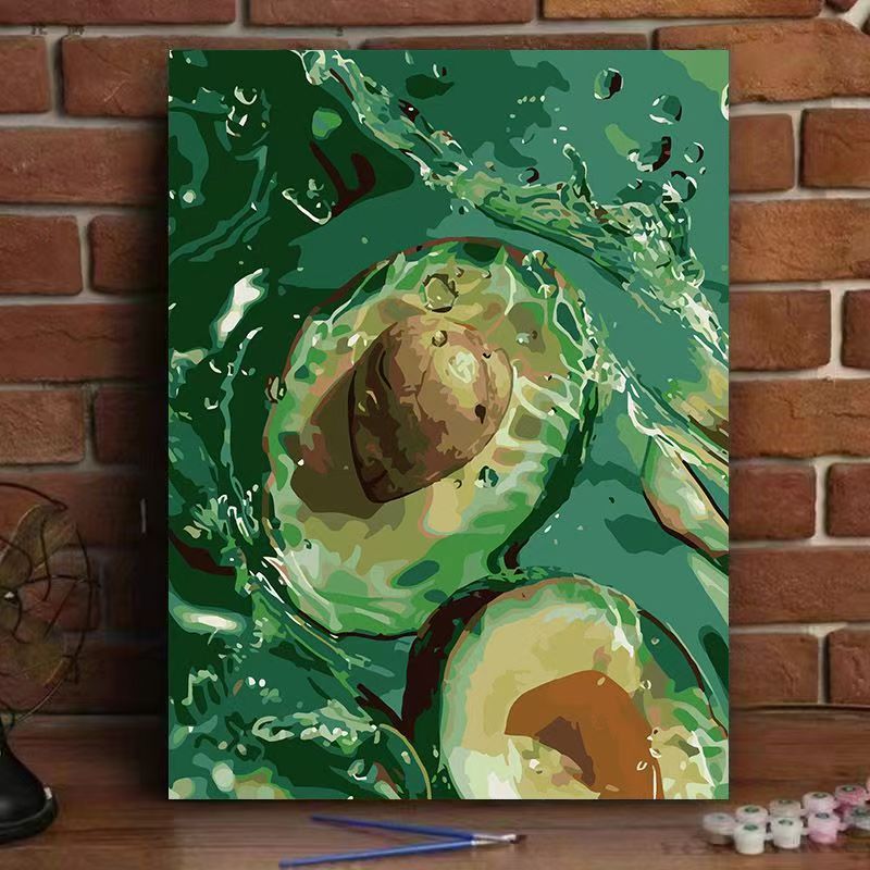 Vibrante Zitrus-inspirierte Wandkunst Brehn