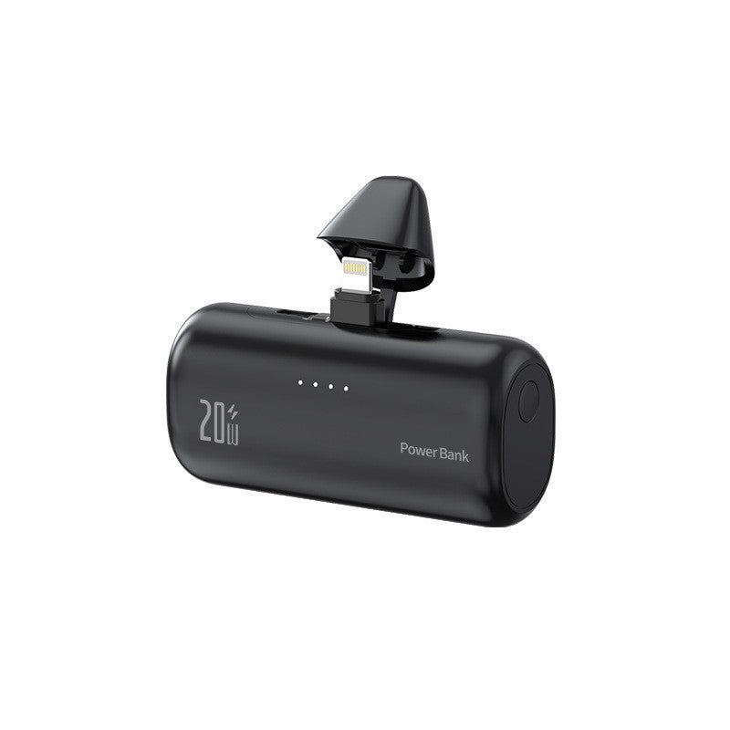Tragbare Powerbank mit Integriertem Lightning-Anschluss und Schnellladefunktion Brehn