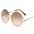 Damen Designer-Sonnenbrille mit glamourösen Kristallakzenten Brehn