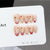 Dekorative florale Press-On Nageldesigns Brehn