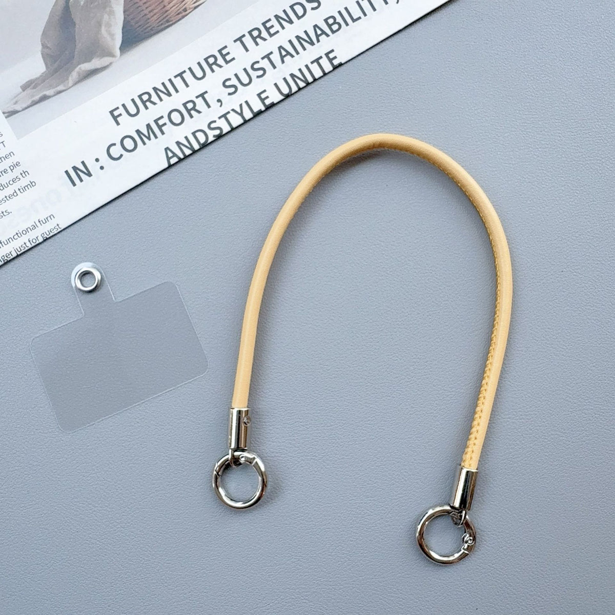 Premium langlebiger Schlüsselband mit Metallclips Brehn
