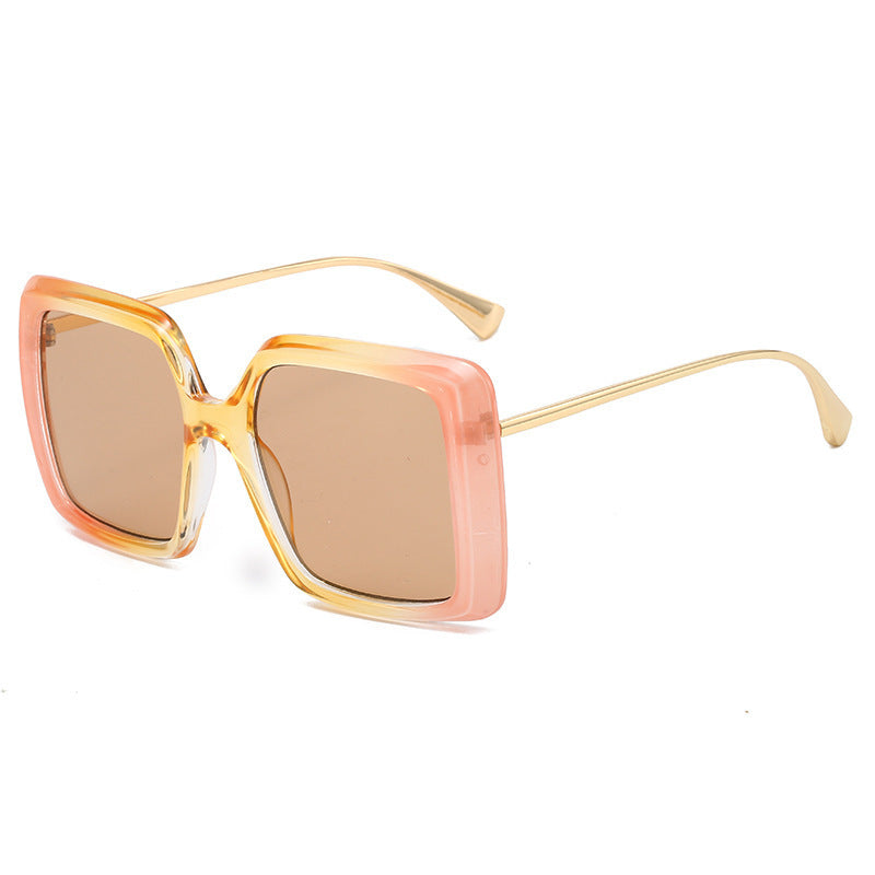 Damen oversized Sonnenbrille mit stilvollem geometrischem Design Brehn