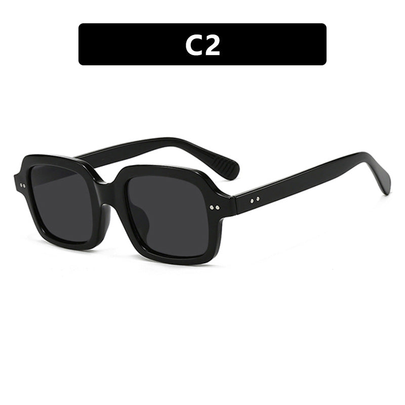 Damen moderne quadratische Sonnenbrille mit breitem Rahmen und elegantem Design Brehn