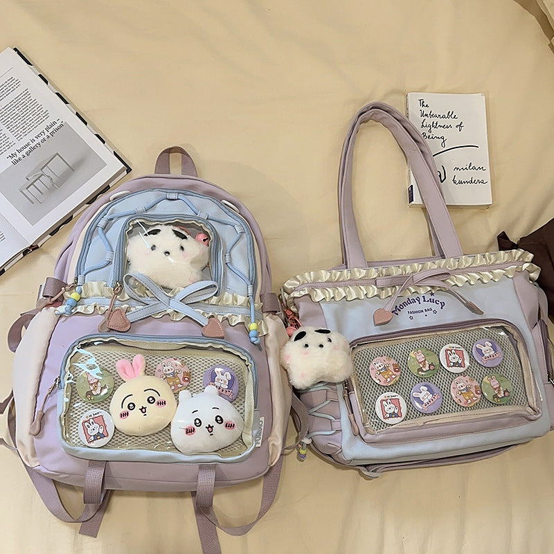 Modischer Freizeitrucksack mit Kreativen Details und Vielseitigen Fächern Brehn