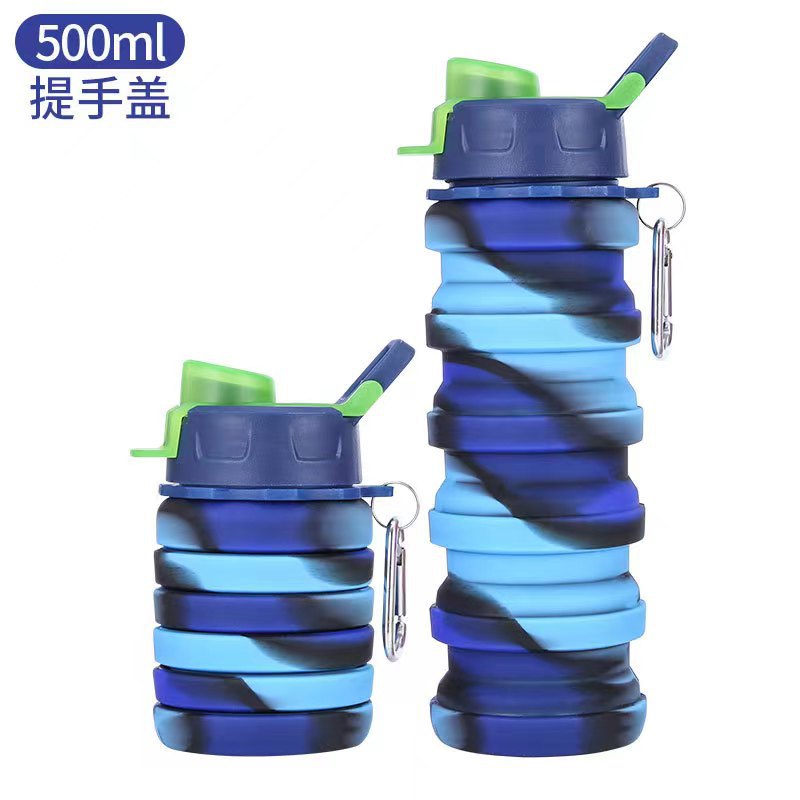 Unisex Faltbare Sporttrinkflasche mit Karabinerhaken Brehn