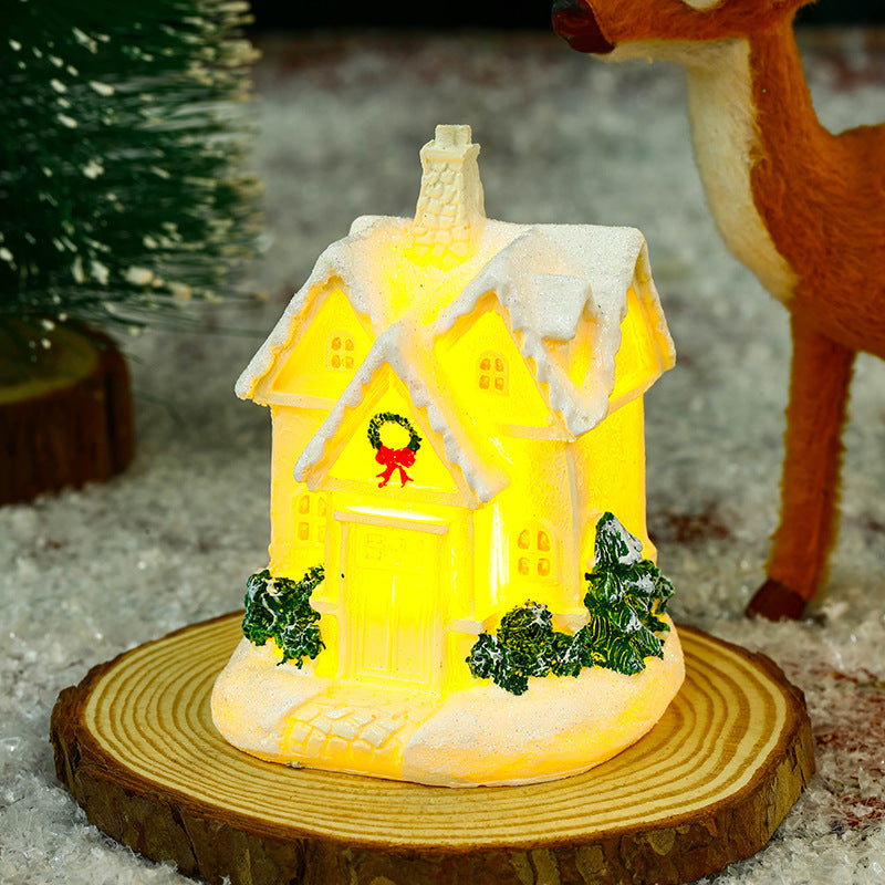 Dekoratives Weihnachtsdorf Brehn