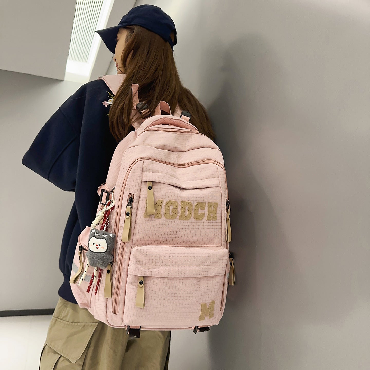 Modische Utility-Schulrucksack