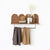 Wandregal mit geflochtenem Design Brehn
