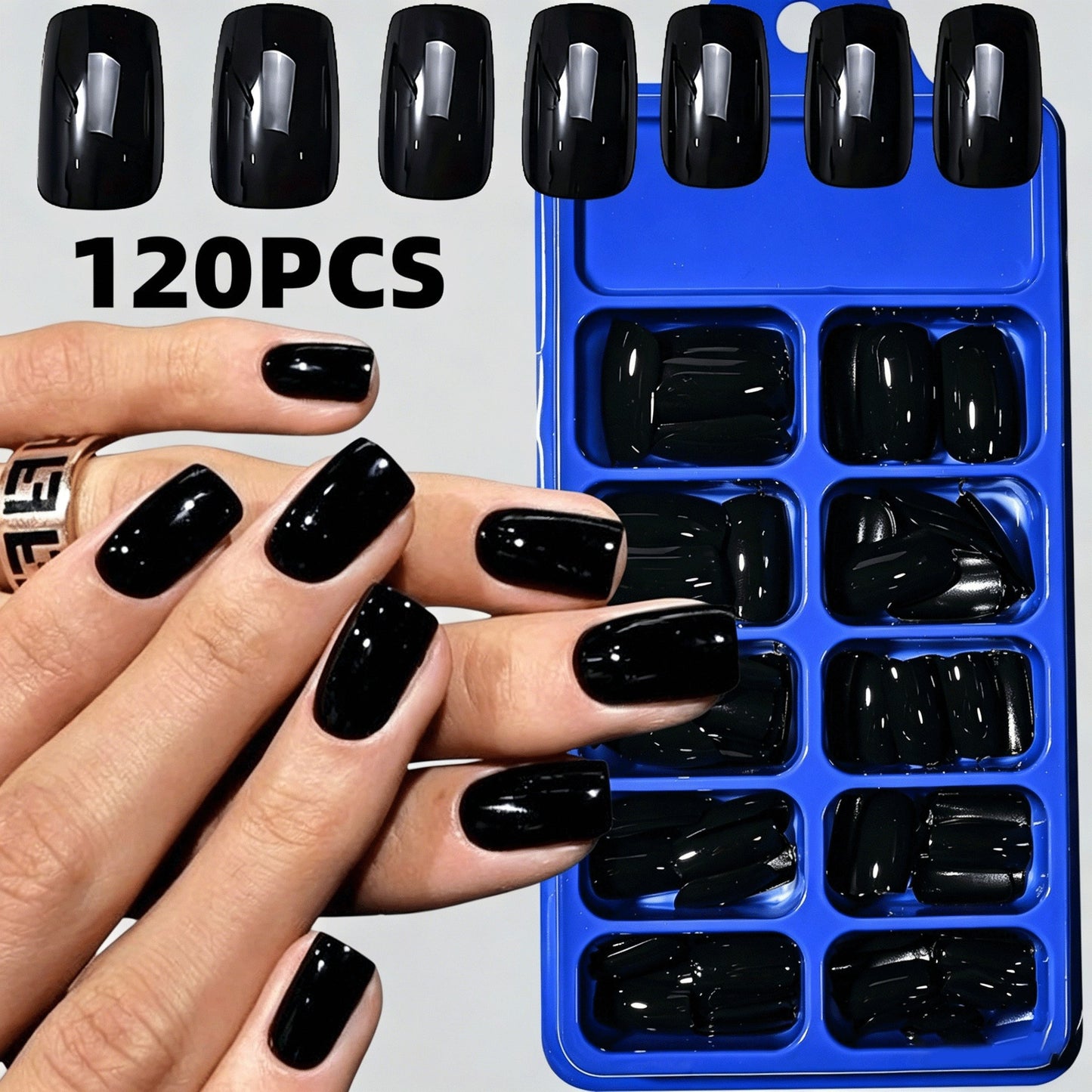 Premium Glossy Press-On Nail Tips Brehn