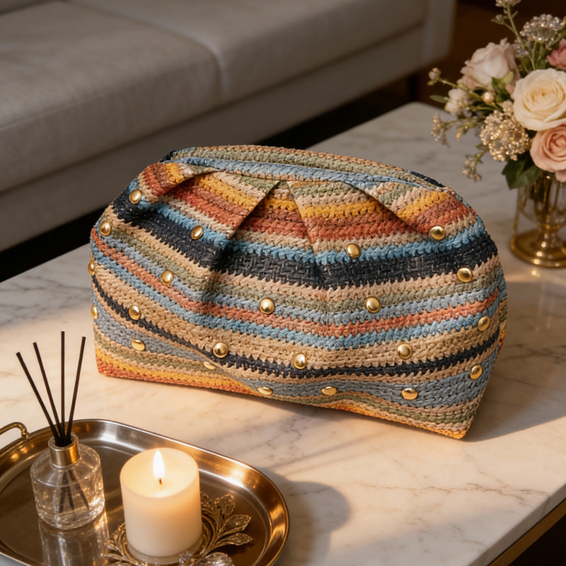 WoHandgefertigte Bohemian Häkel Tasche Brehn