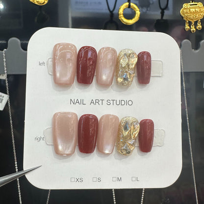 Glamorous Press-On Nail Set Brehn