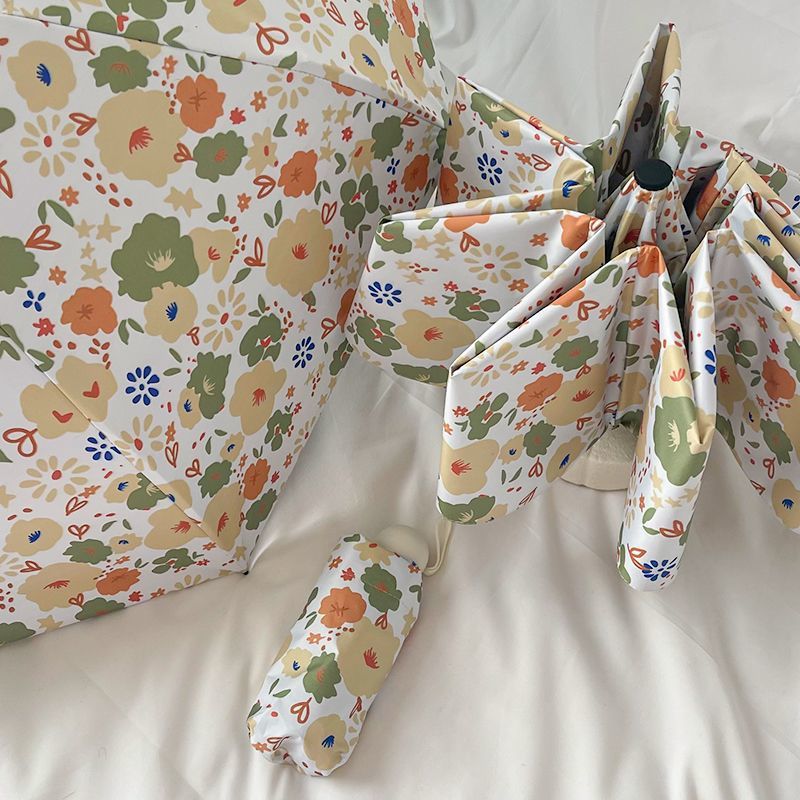 Damen Faltbare Umhängetasche mit floralem Design Brehn