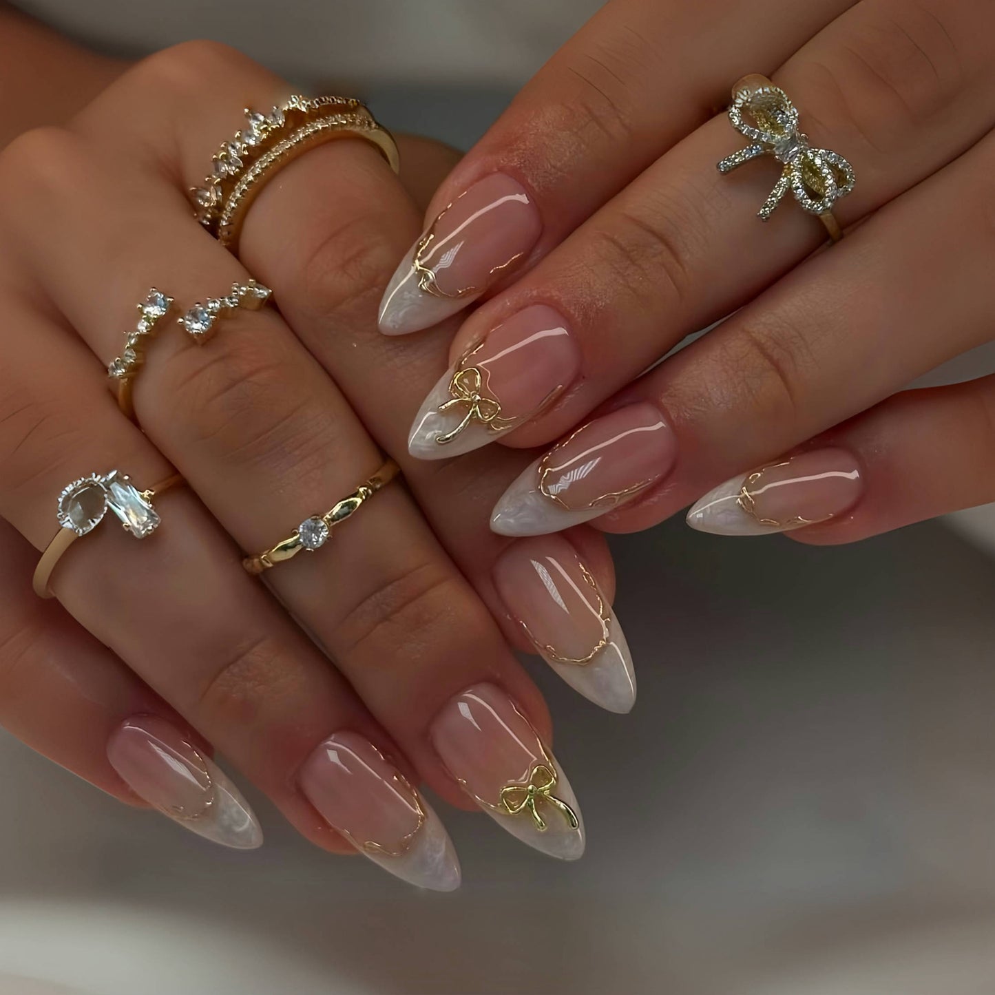 Elegantes dekoratives Nail Art Set Brehn