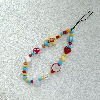 Funky Perlen Charm Lanyard Brehn