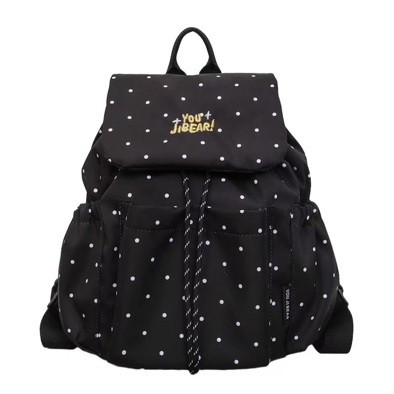 Polka Dot Texturierte Rucksack Brehn