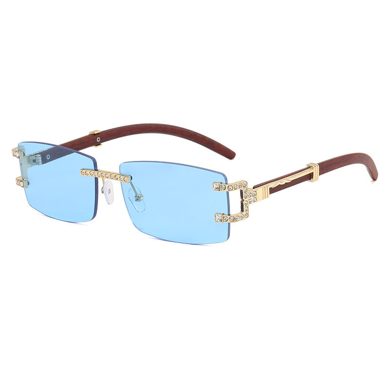 Damen exklusive Sonnenbrille im eleganten Design mit Strass-Akzenten Brehn