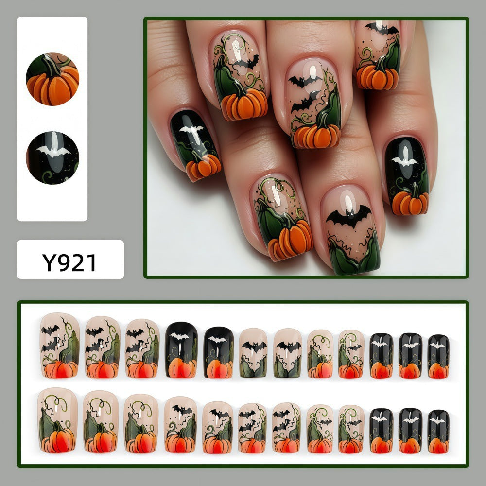 Kunstnägel Im Kreativen Halloween-Motiv Brehn