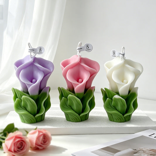 Calla Lily dekorative Kerze