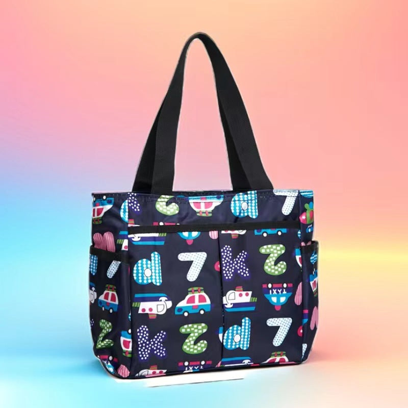 Stylische gestreifte Mehrfach-Tasche Brehn