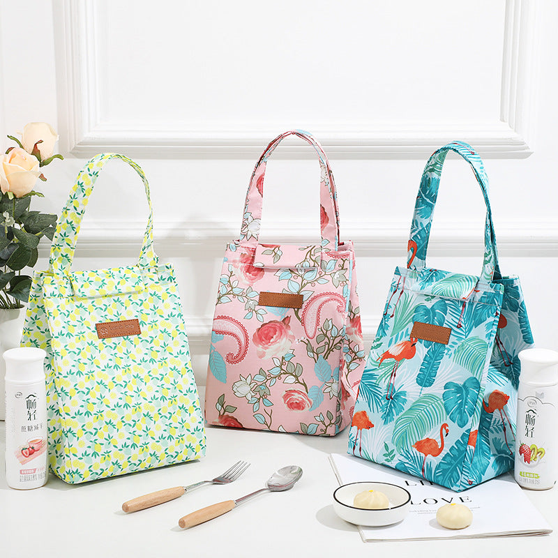 Blumenprint Isolierte Lunch-Tasche Brehn