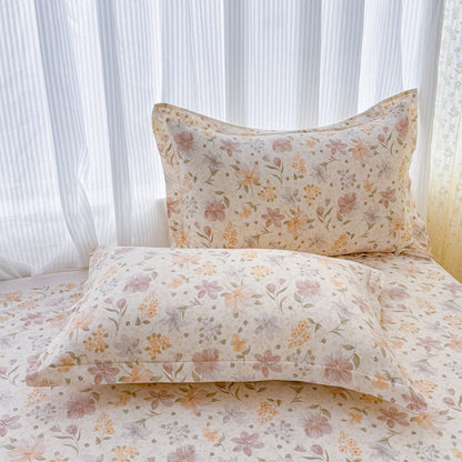 Blumenmuster Kissenbezug Set