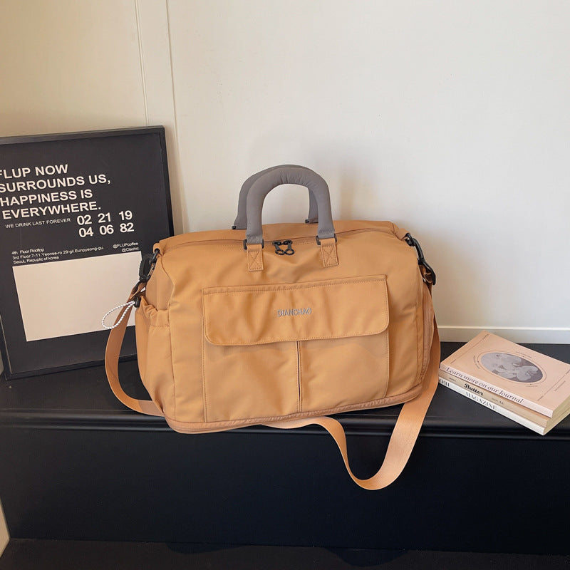 Stylische Canvas Wochenend-Duffle Bag Brehn