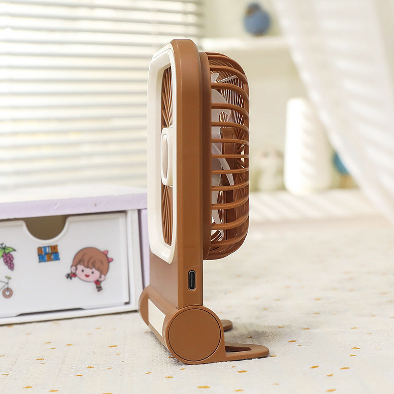 Damen Tragbarer Tischventilator mit niedlichem Katzendesign Brehn