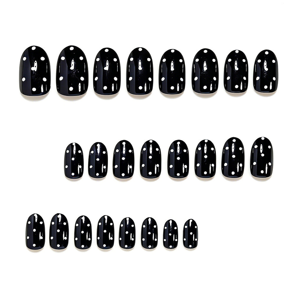 Polka Dot Press-On Nail Set Brehn