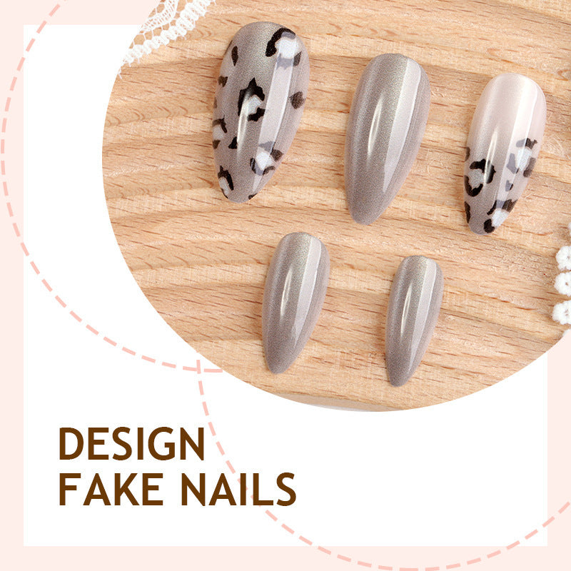 Kreatives Leoparden-Design Kunstnagelset Brehn