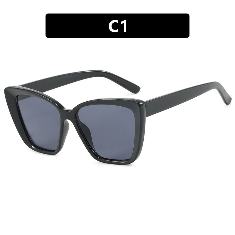 Damen quadratische Sonnenbrille im modernen Schildkrötenmuster Brehn