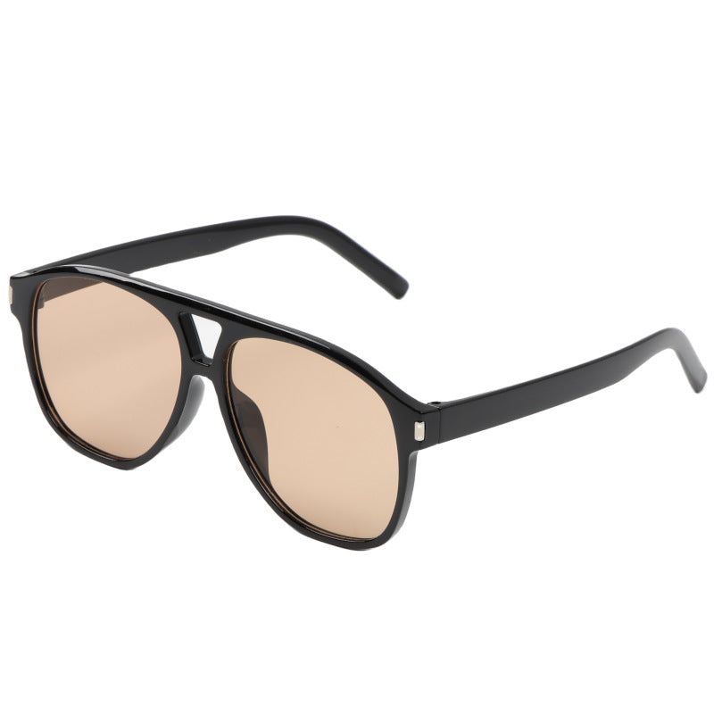 Damen modische Sonnenbrille mit einzigartigem Leopardendetail Brehn