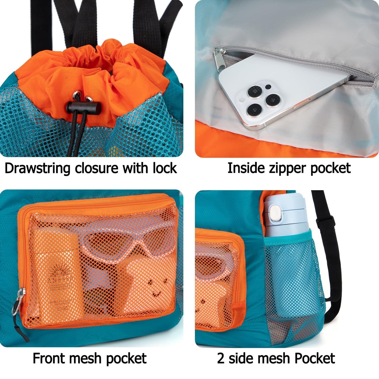 Sportliche Netz-Rucksack Brehn