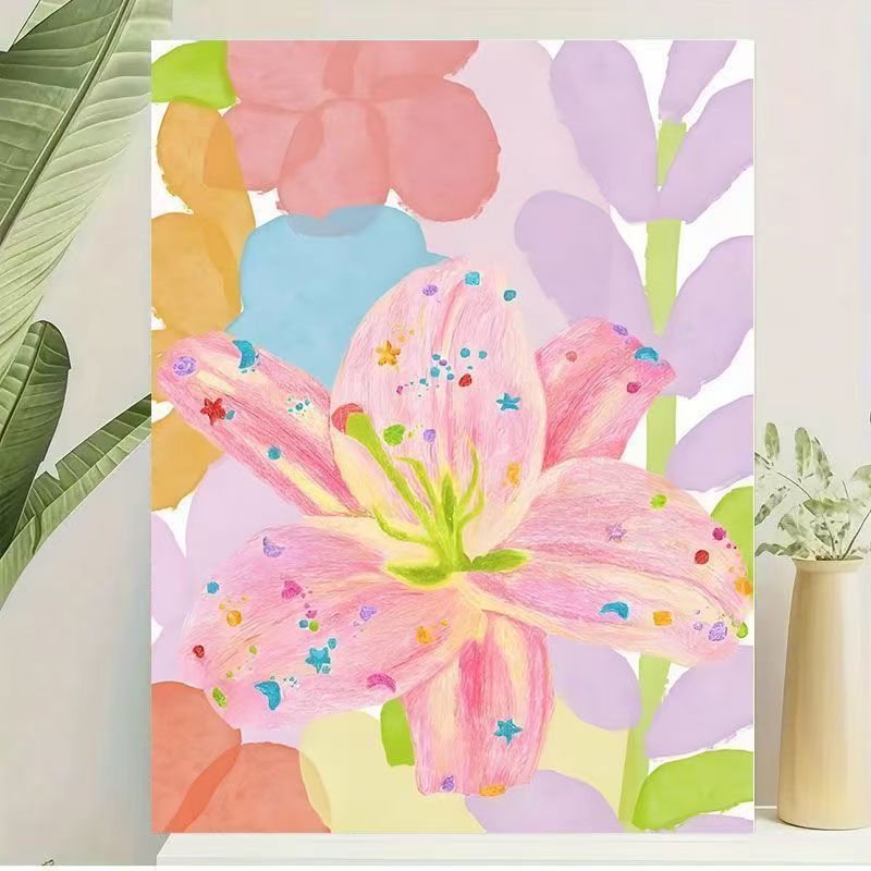 Florale Kunstwerk Leinwanddruck Brehn