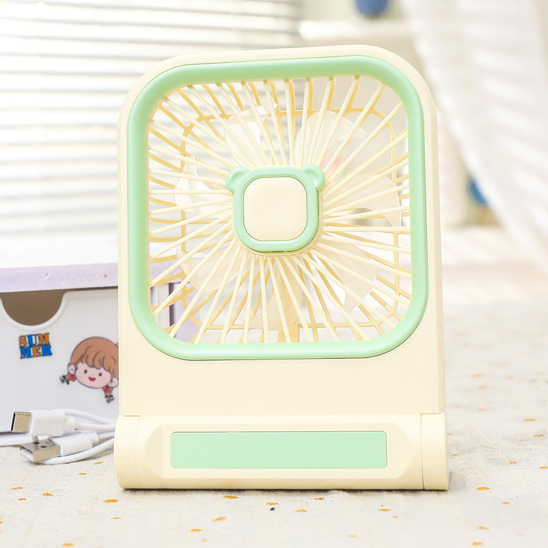 Damen Tragbarer Tischventilator mit niedlichem Katzendesign Brehn